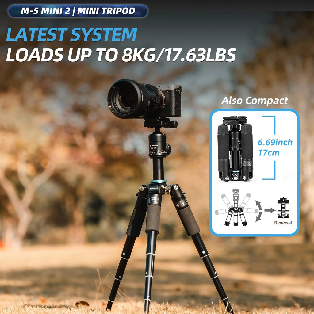 Mini Tripod Portable Aluminum Small Camera Tripod with Carrying Bag
