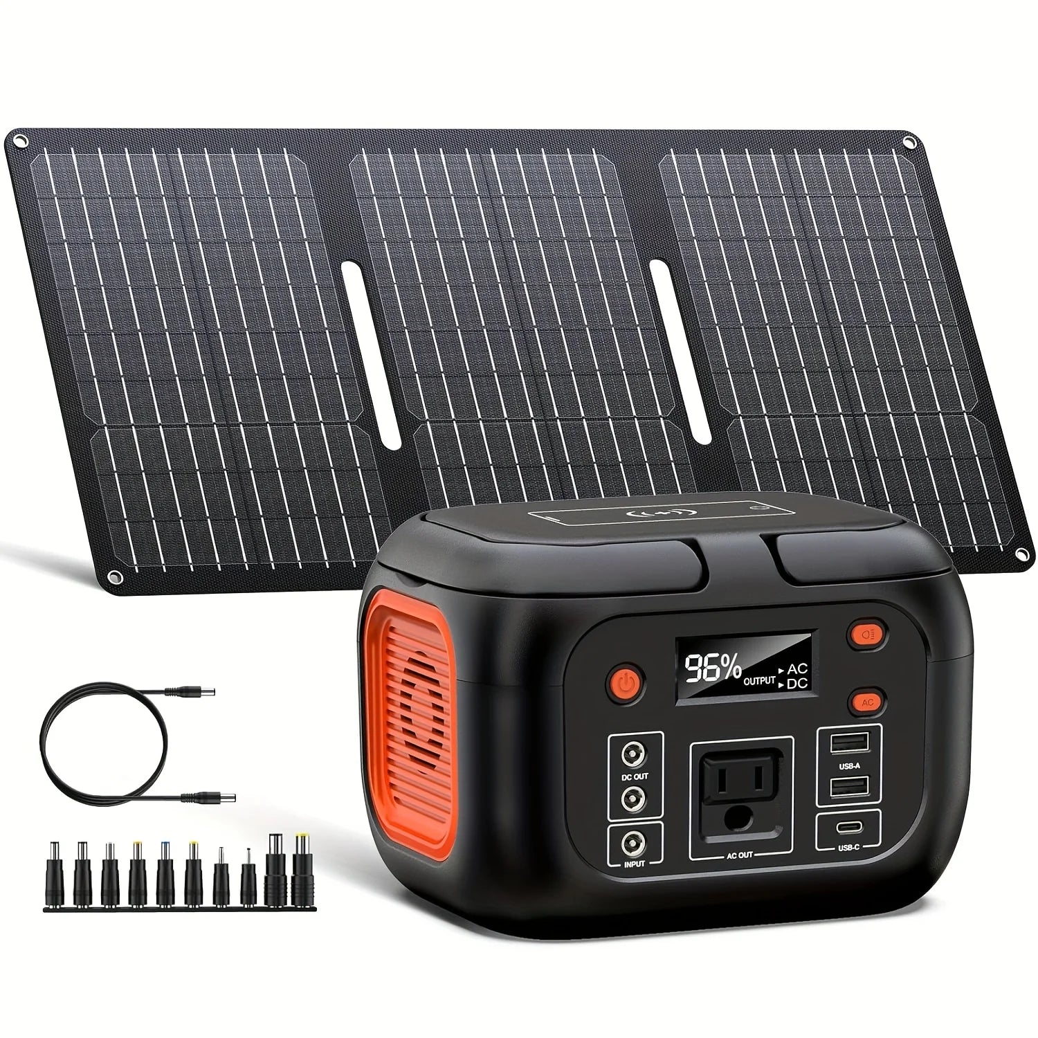 150W Portable Power Station with 30W Solar Panel