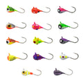 Glow Tungsten Ice Fishing Lure Jigs