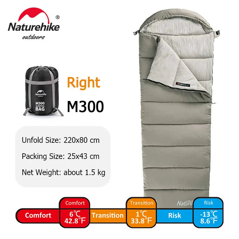 Lightweight Camping Sleeping Bag (Machine Washable)