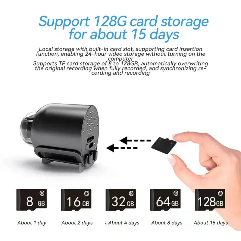 Lenovo Wireless Camera 4K Surveillance Security Video Cam Night Vision Motion Detect Camcorder Mini Cam Monitor Smart Home from China