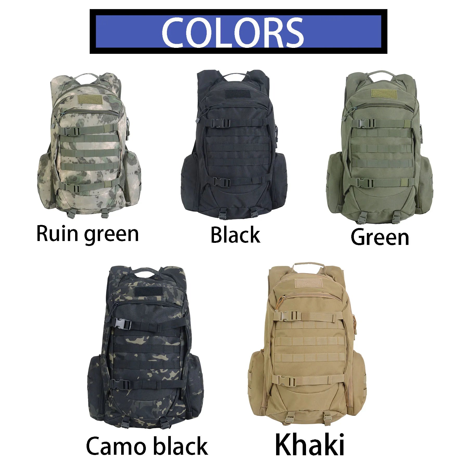 45L Waterproof Fishing Hunting Backpack