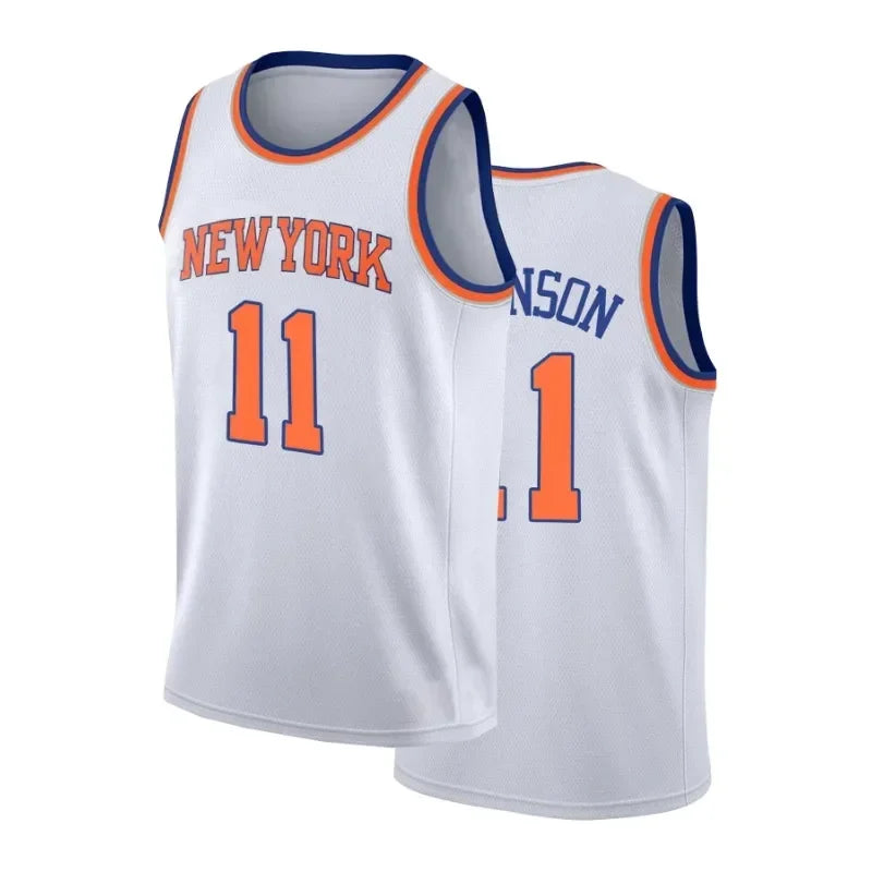 Men's New York Knicks (#11 Jalen Brunson) Basketball Jersey