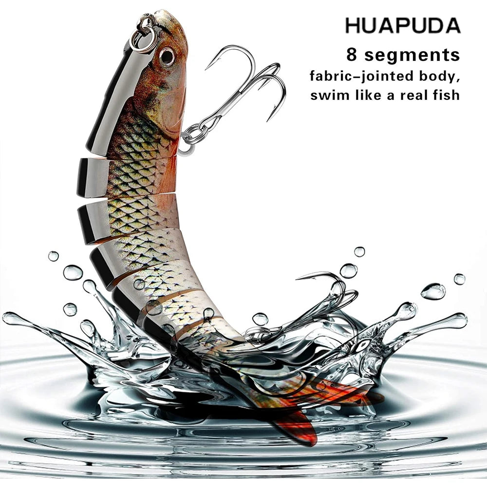 3 Pieces Realistic Freshwater and Saltwater Fishing Lures