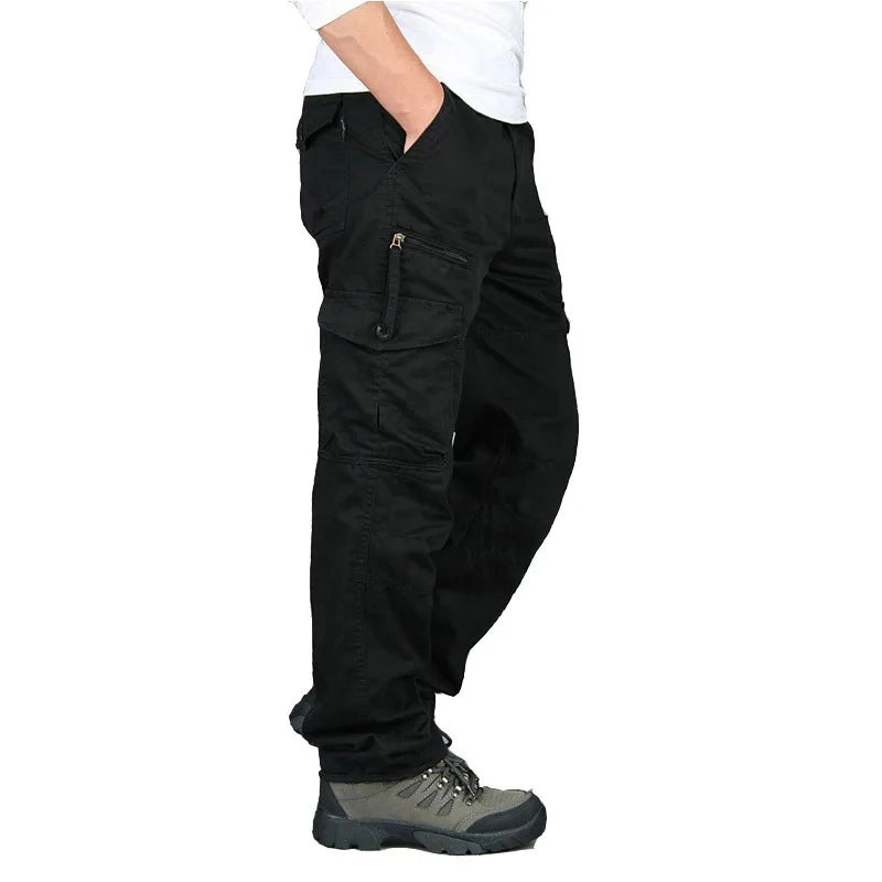 Cargo Pants Man Cotton Reinforced Utility Military Outdoors Man Work Trousers Long Tactical Pants for Men Fashion Casual Pants from China