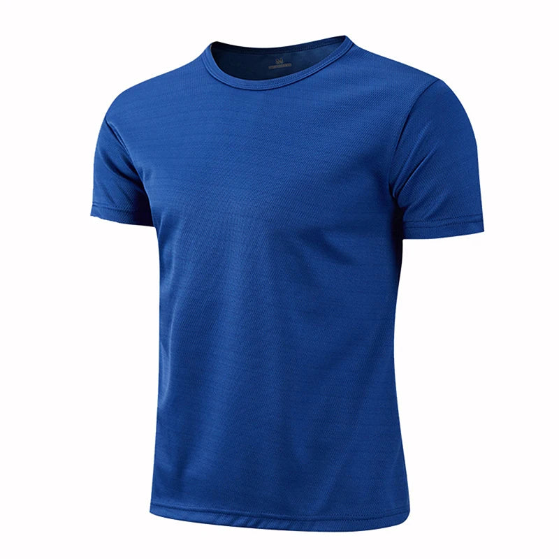 Men's Breathable Multicolor Quick Dry Short Sleeve Sport T-Shirt