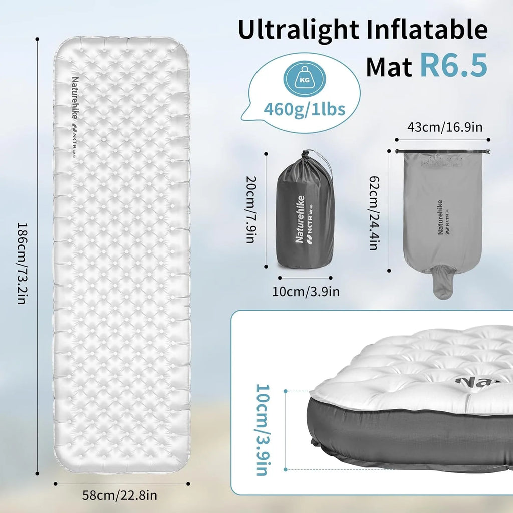 10cm Thickened Ultralight Air Mattress for Camping