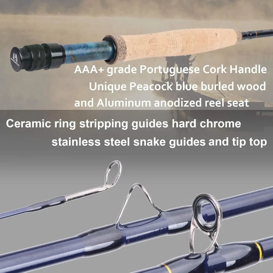 IM10 Carbon Performance Nymph Fly Fishing Rod in 2/3/4wt: 10ft/11ft