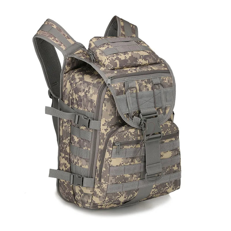 Men's Tactical Survival Hiking Multifunctional Outdoor Backpack