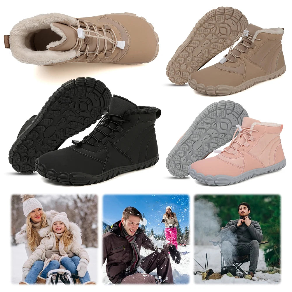 Hiking Shoes Anti Slip Cold-Proof Trekking Shoes