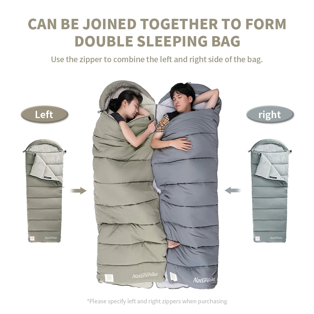 Lightweight Camping Sleeping Bag (Machine Washable)