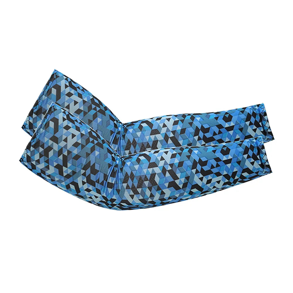 2Pcs Unisex Cooling Arm Sleeves with UV Sun Protection