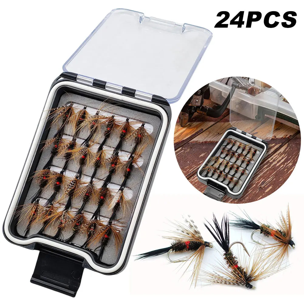 24Pcs Bionic Artificial Insects Flies