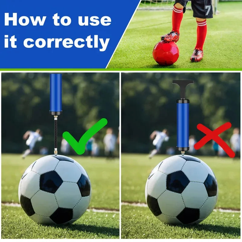 1 Pc Portable Multifunctional Ball Pump With Needle And Nozzle