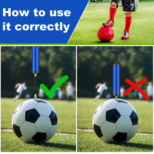 1 Pc Portable Multifunctional Ball Pump With Needle And Nozzle