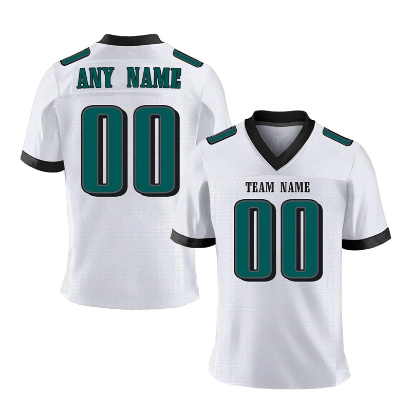 Sport Football Jersey Free Custom Name Numder Jersey Personalized Printed Team Tshirt Quick-dry Breathability Football T-Shirt