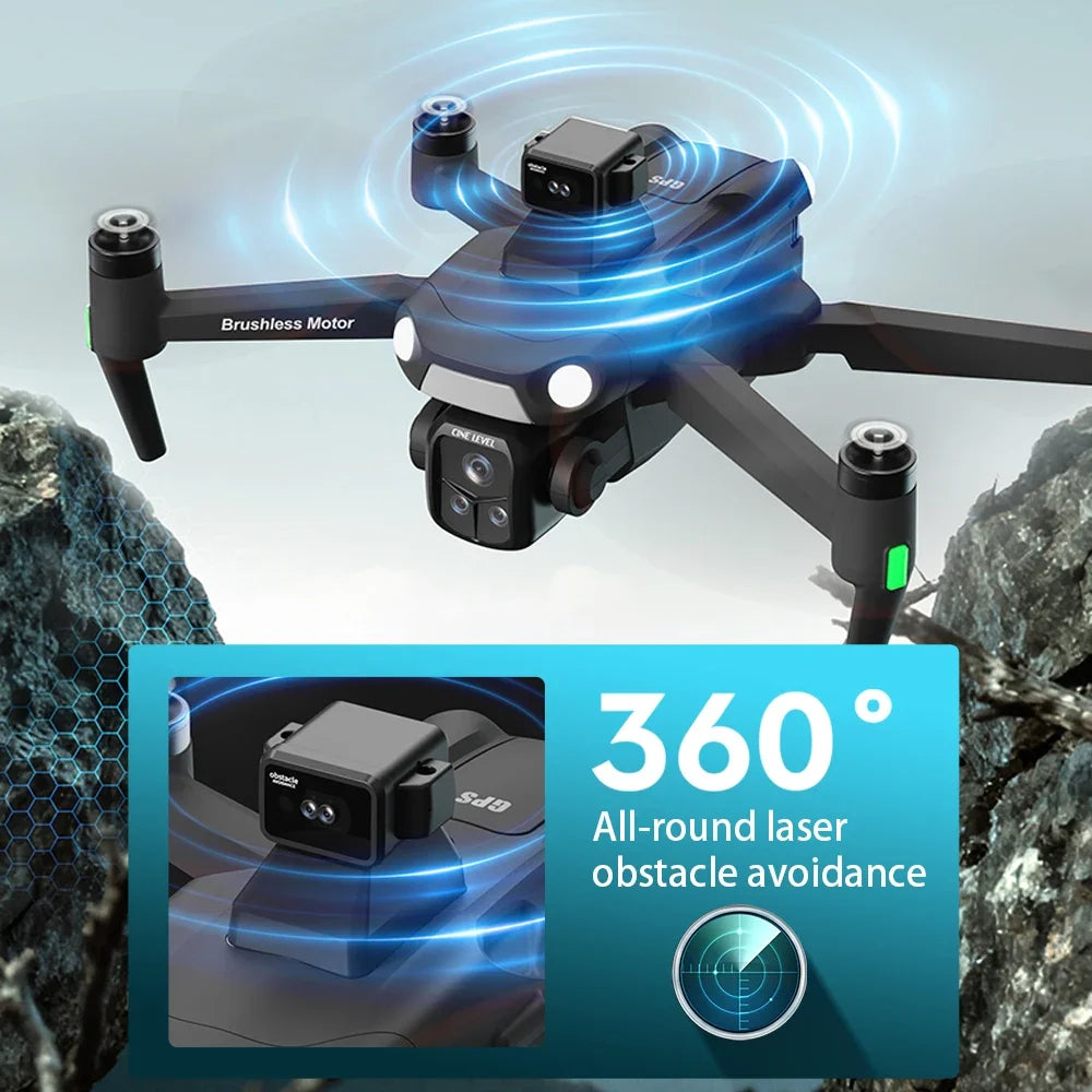 Lenovo A1R 3S GPS Drone 8K Professional Camera Aerial FPV Brush power Laser Obstacle with Large Screen Remote Control Folding from China