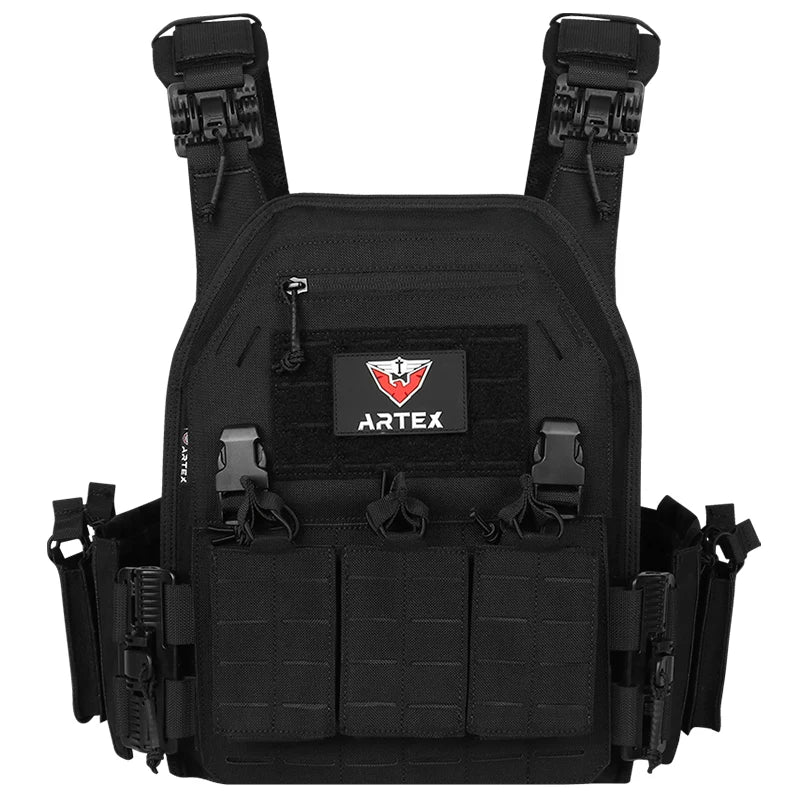 Quick detachable light laser cut tactical vest