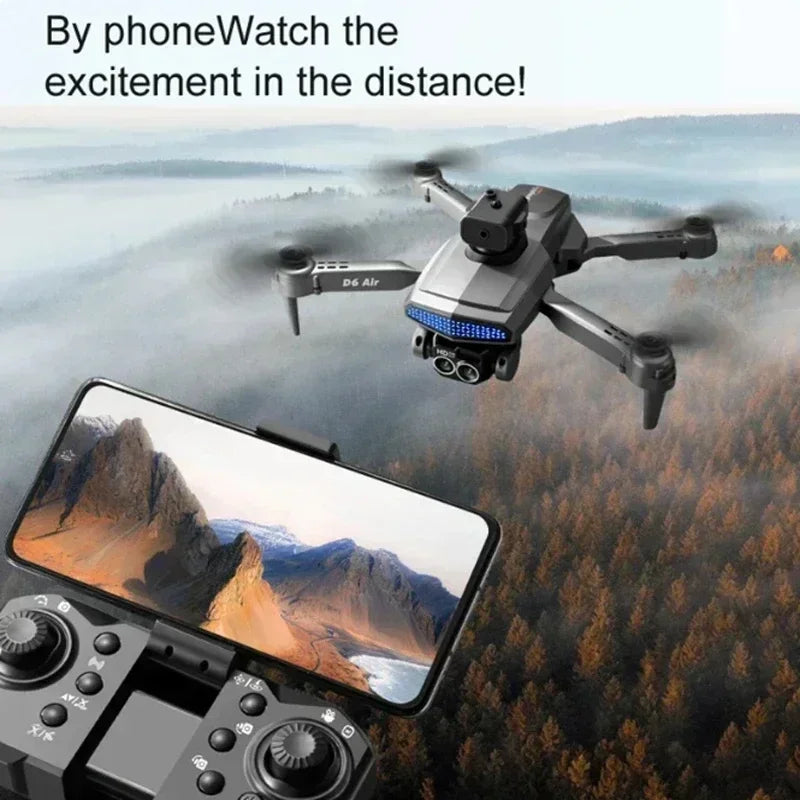Professional 8K HD Dual Camera Drone with Optical Flow Localization Obstacle Avoidance