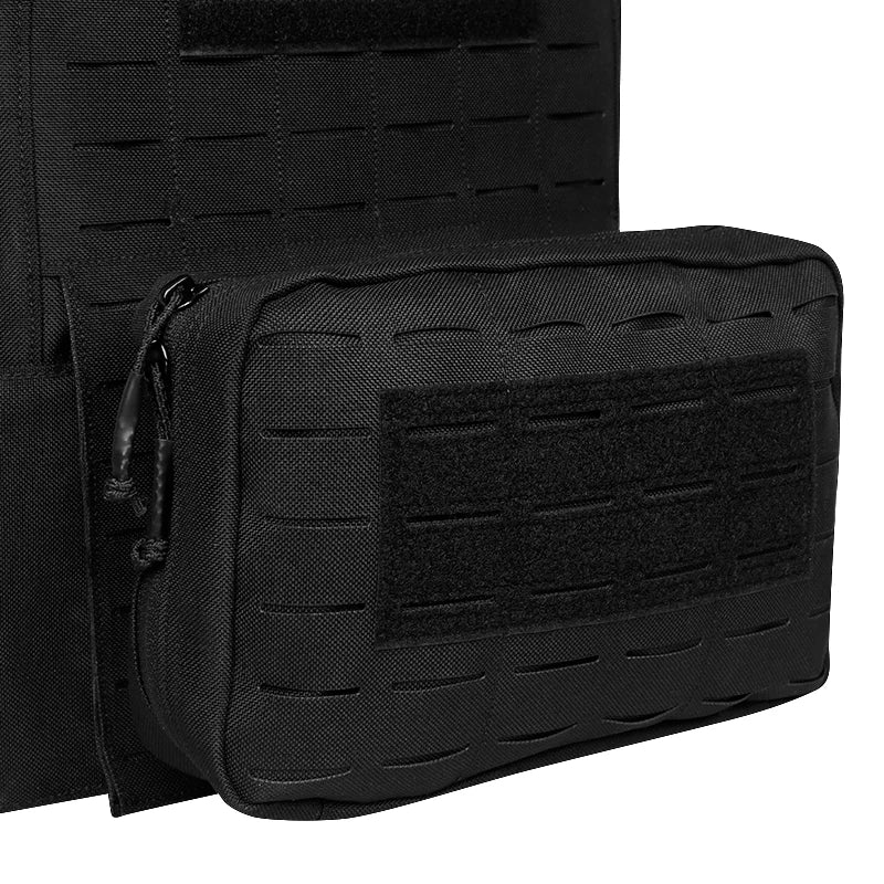 Quick detachable light laser cut tactical vest