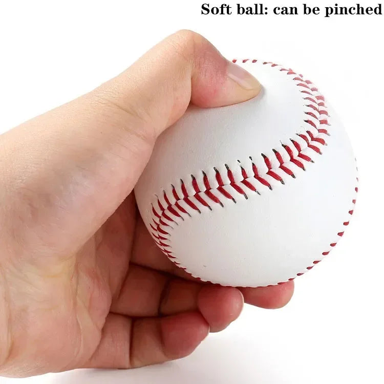 1PC Baseball No. 9 Softball Hardball Softball Craft Ball Sports Products White Safe Kids Men's Baseball Training Standard