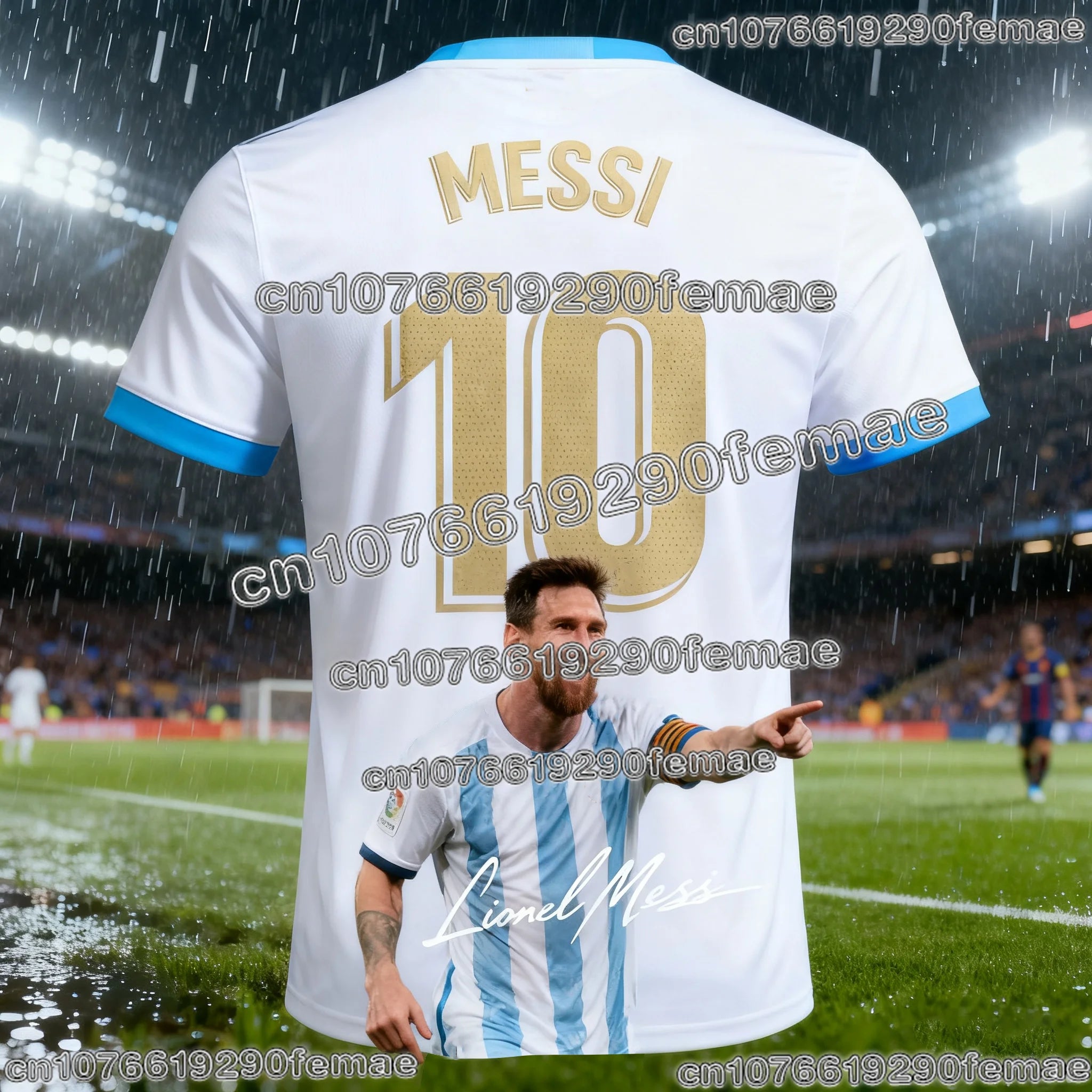 Kids LIONEL MESSI #10 (Multiple Colors) Fan Edition Soccer Jersey