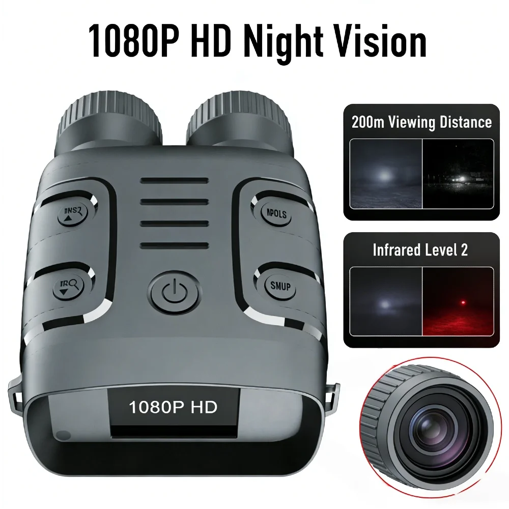 HD 1080P Night Vision Infrared Digital Binoculars
