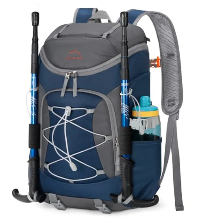 Foldable Hiking Backpack for Women Men Packable Camping Backpack 40L Waterproof Hiking Daypack Bag Lightweight Collapsible Dayp