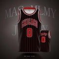 Customized Team Chicago Basketball Jerseys Printed Kids Youth and Adult with Any Name and Number Personalized DIY Sports Shirts