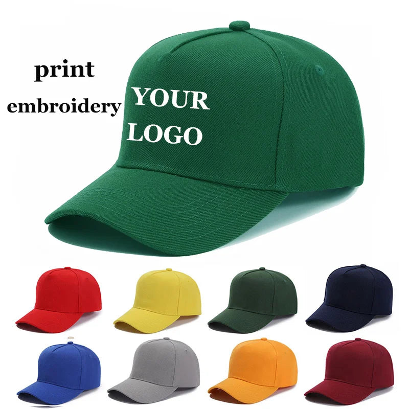Custom Diy Logo Baseball Cap For Men And Women