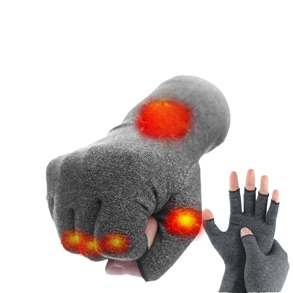 Compression Arthritis Gloves Cotton Joint Pain Relief Wrist Support Hand Brace Women Men Therapy Wristband Compression Gloves from China