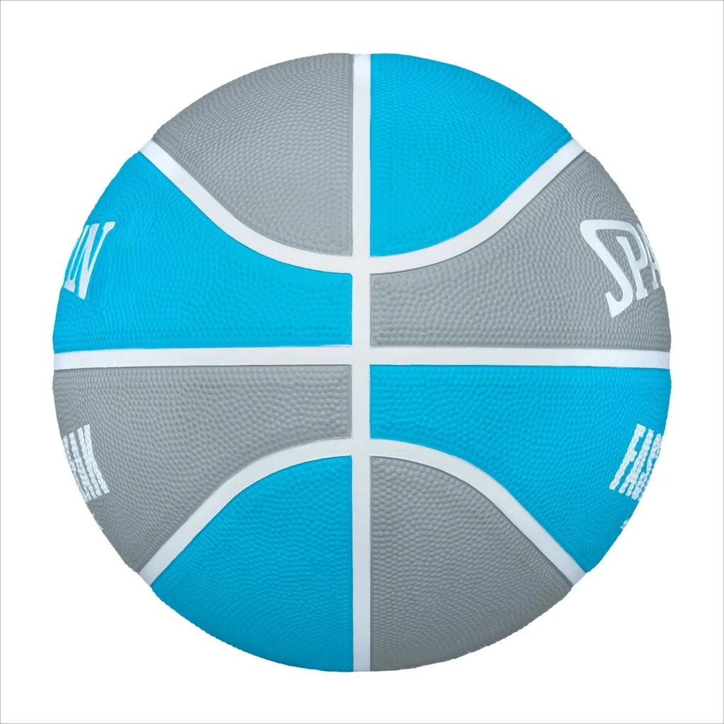 Fast Break All Surface Blue/Silver Basketball Size 7, 29.5"