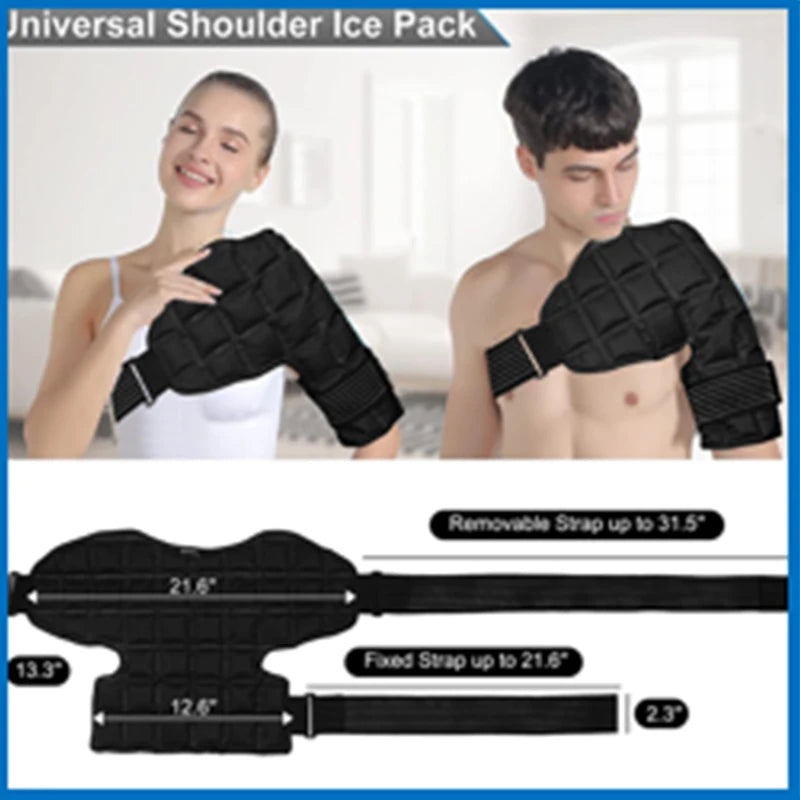 Self-absorbing Shoulder and Neck Hot and Cold Ice Pain Relief Support