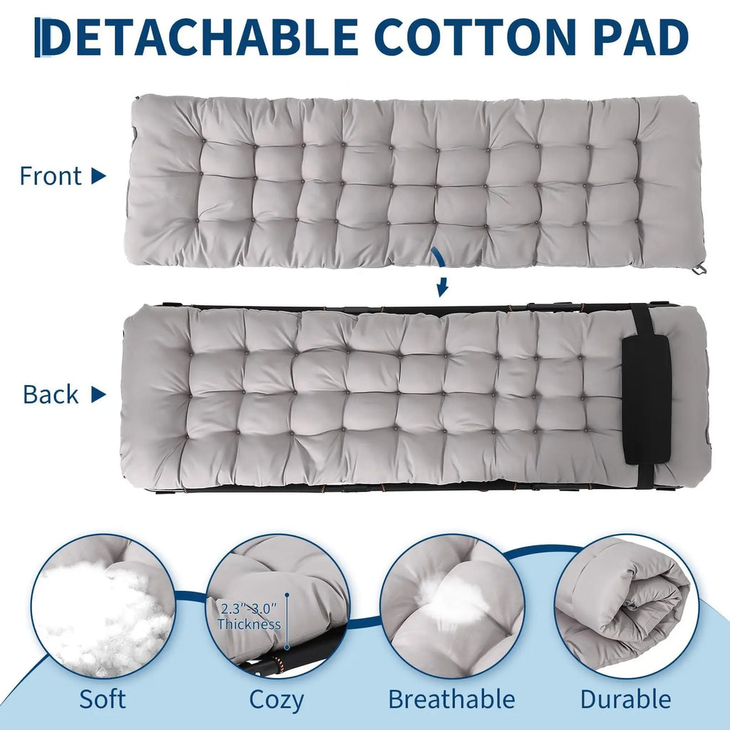 Portable Foldable Sleeping Camping Cot & Carry Bag