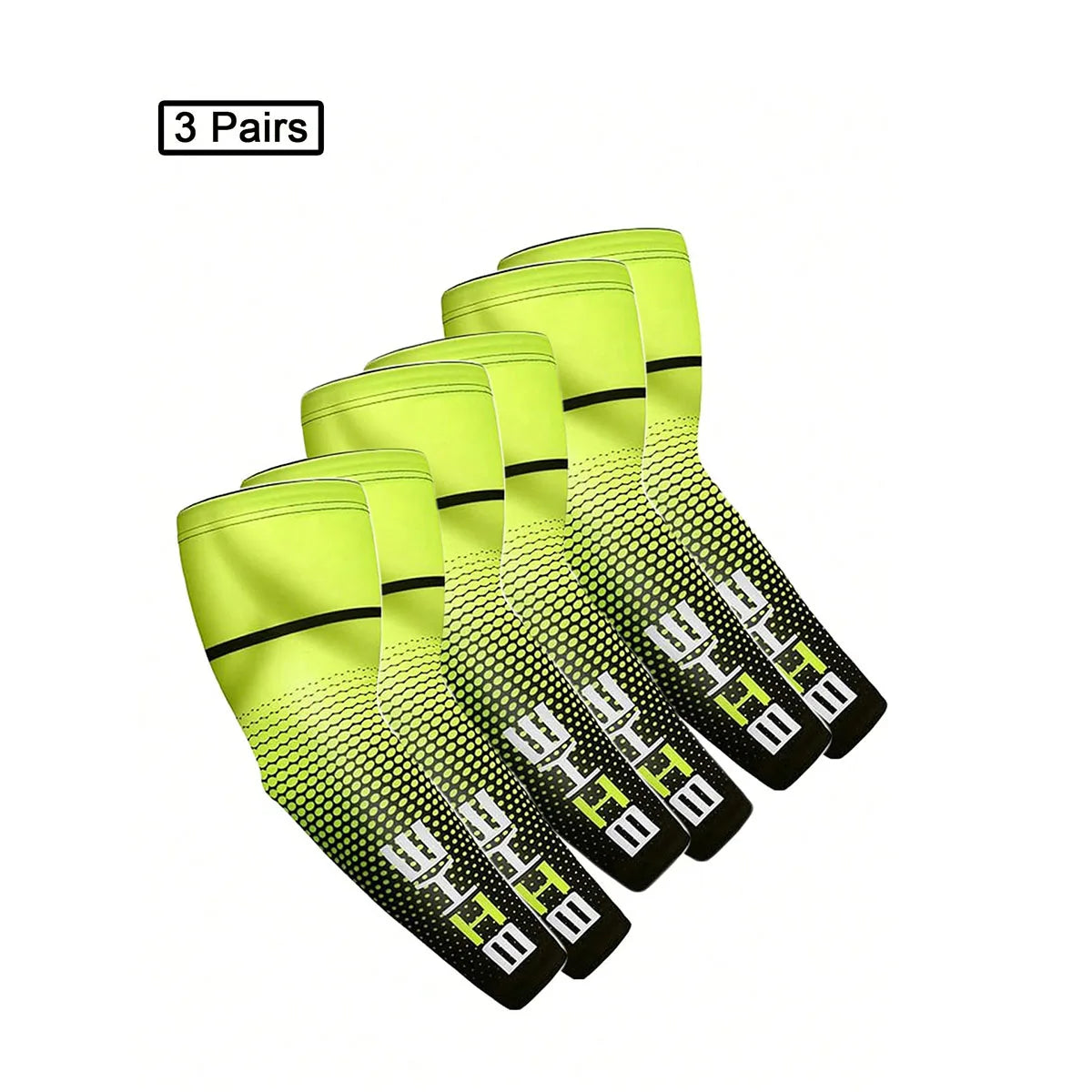 1/3 Pairs Cool Men Cycling Running Bicycle UV Sun Protection Cuff Cover Protective Arm Sleeve Bike Sport Arm Warmers Sleeves