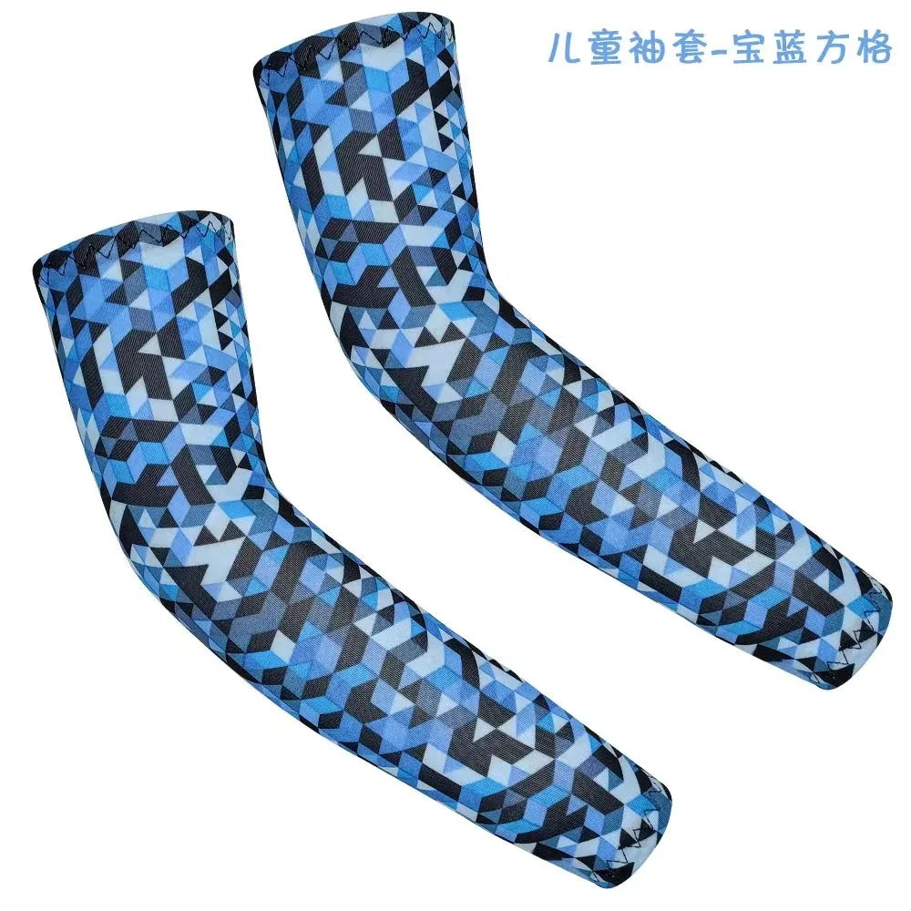 1 Pair Sports Cooling Arm Sleeves for Children