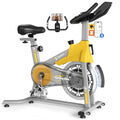 Home Exercise Bike with Adjustable Magnetic Brake Pad Resistance Silent Belt Drive
