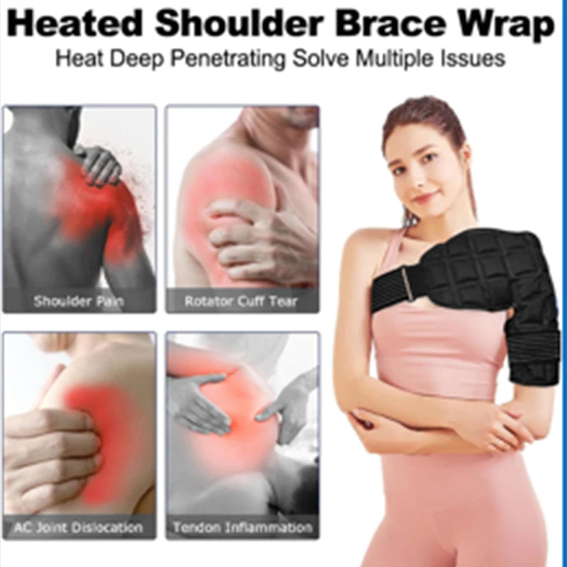 Self-absorbing Shoulder and Neck Hot and Cold Ice Pain Relief Support