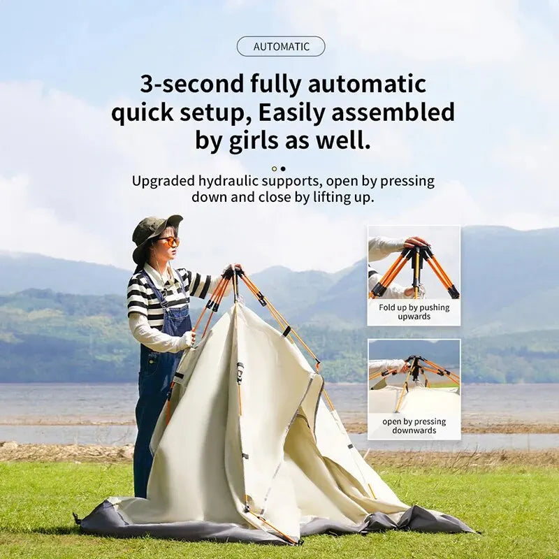 Outdoor Rain Proof Sun Proof Portable Folding Tent Fully Automatic Quick Opening Tent