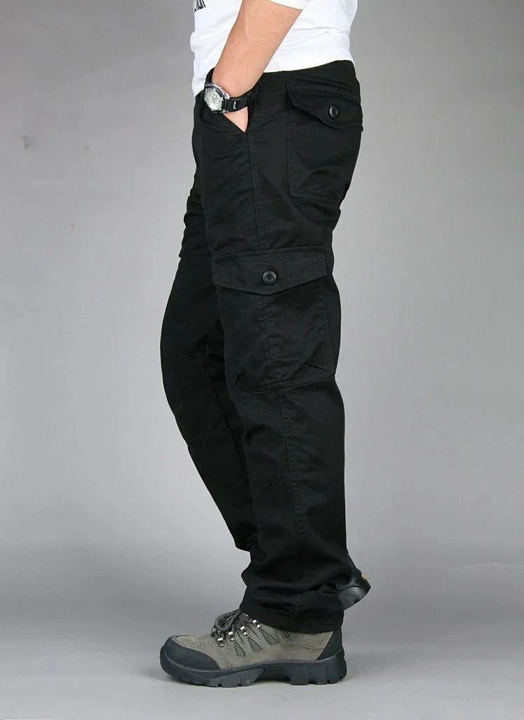 Cargo Pants Man Cotton Reinforced Utility Military Outdoors Man Work Trousers Long Tactical Pants for Men Fashion Casual Pants from China