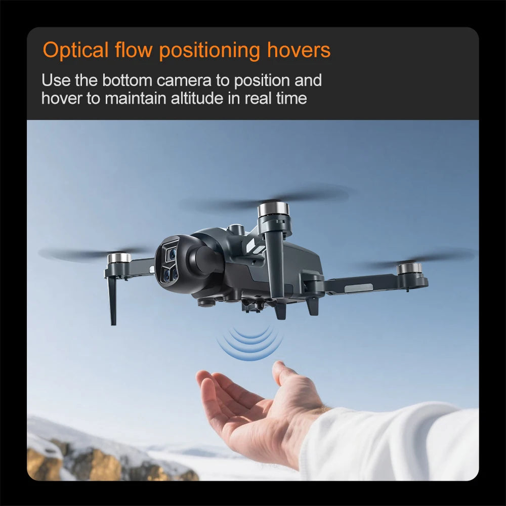 Lenovo V988  Drone Professional 4K HD 8K Dual Camera Remote control with large screen 5G WIFI FPV Foldable Quadcopter RC Dron