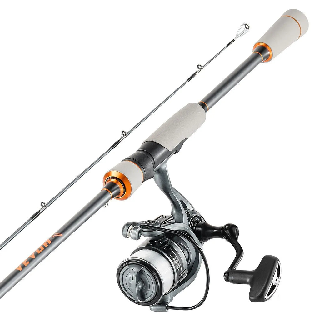 IM6 Stainless Steel Guides Ceramic Carbon Fiber Bass Fishing Pole Combo 6.5 ft