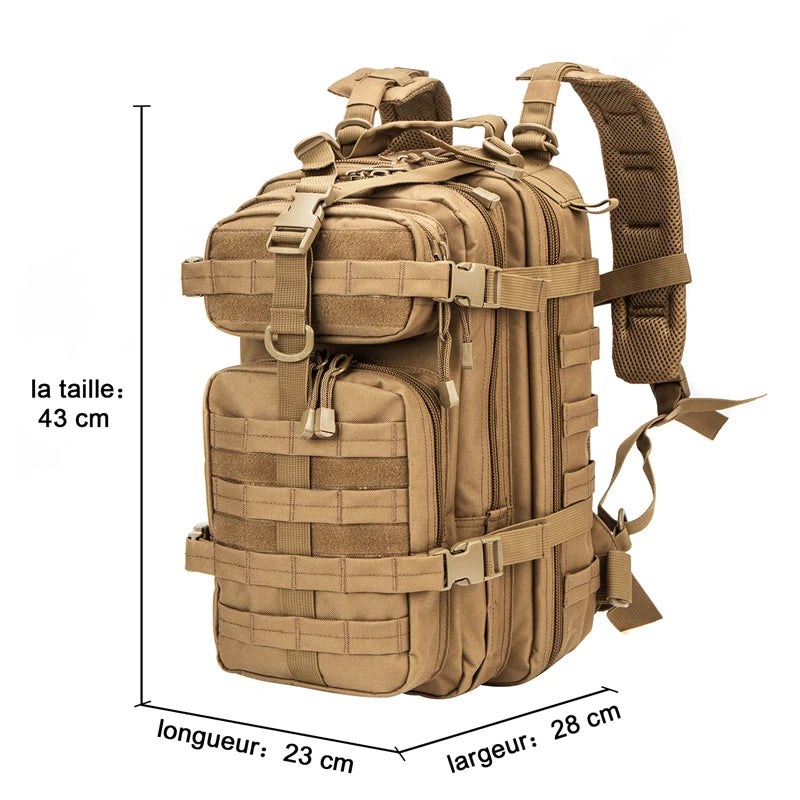 LQARMY Men Mochilas Tactical Backpack 30L Nylon Outdoor Waterproof Rucksack Hiking Camping Mochila Tactical Military Hunting Bags from China