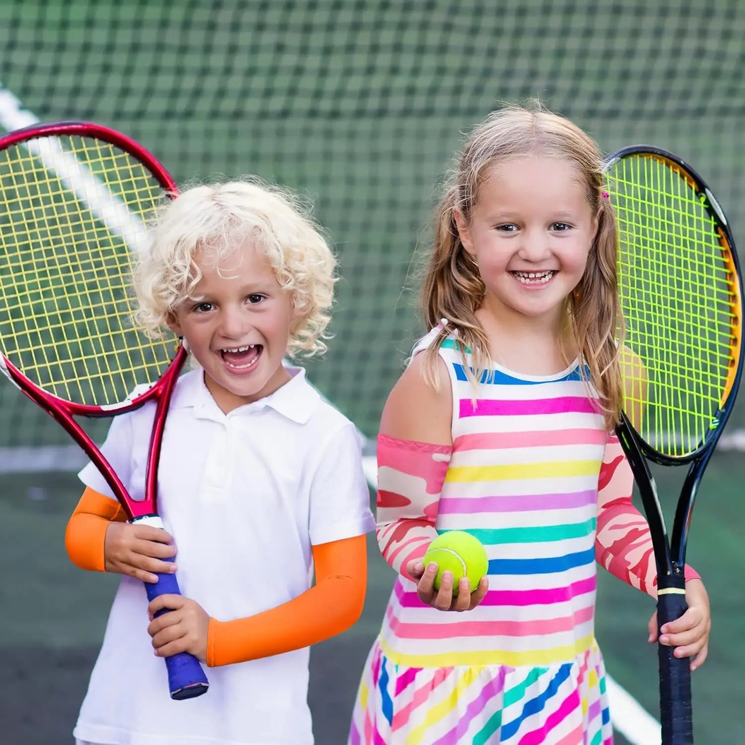 Kids Sun Protection Cooling Arm Sleeves