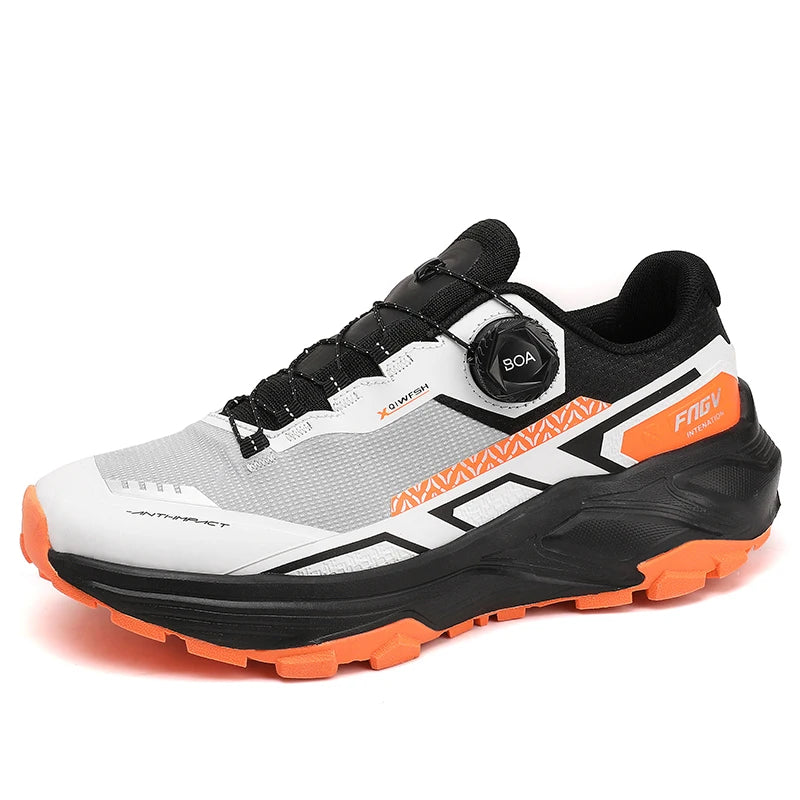 Men's Running Shoes 2025 New Breathe Mesh Outdoor Off Road Hiking Shoes Cushioning from China