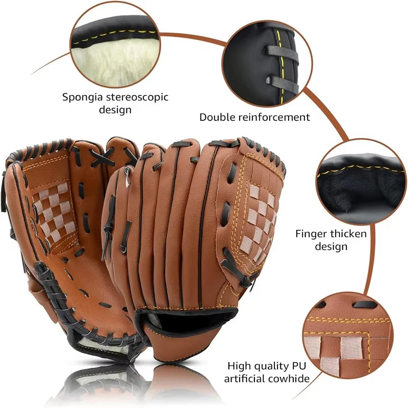 Baseball Gloves Softball Practice Equipment Size 9.5