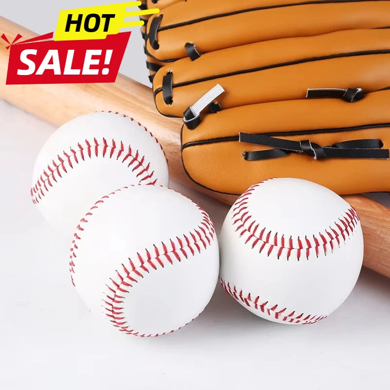 1PC Baseball No. 9 Softball Hardball Softball Craft Ball Sports Products White Safe Kids Men's Baseball Training Standard