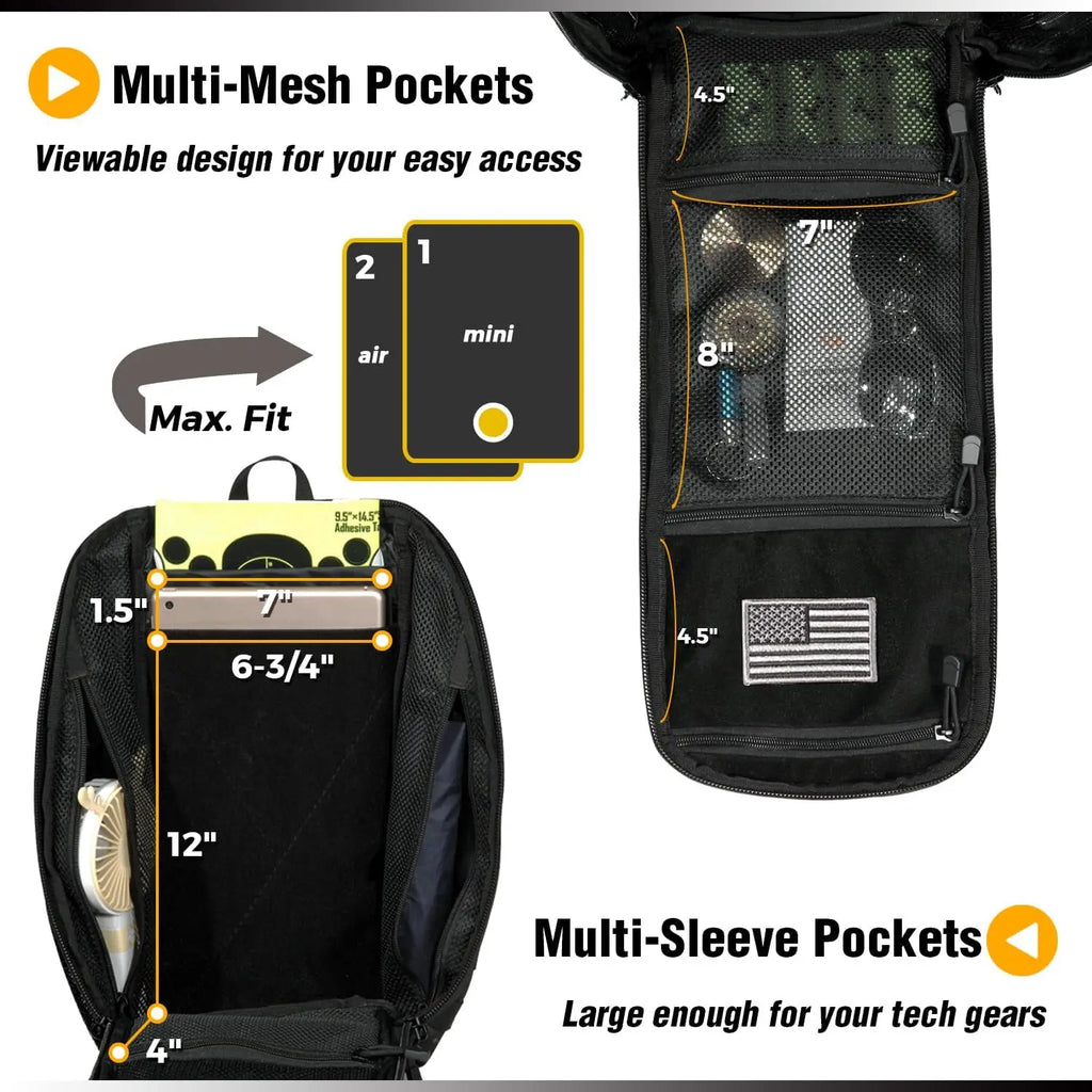Military Shoulder Bag with Sling for Concealed Carry