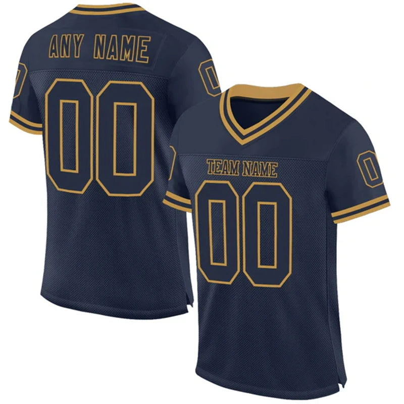 Jersey with Custom Team Name Your Name and Number Classic Color V-neck Short Sleeve