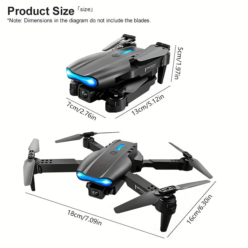 The Upgraded 2026 E99PRO MAX Drone Features Dual 8K Cameras, In-Screen Remote Control, Two Batteries, One-Key Return-to-Home, A Foldable Design, USB Charging, Wi-Fi Connectivity, and Flight Gaming Capabilities